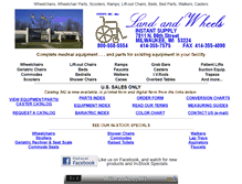 Tablet Screenshot of landandwheels.com